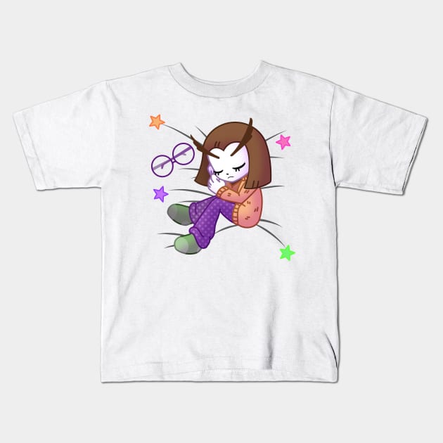 Sleepy Pals - Twyla Kids T-Shirt by arcadekitten